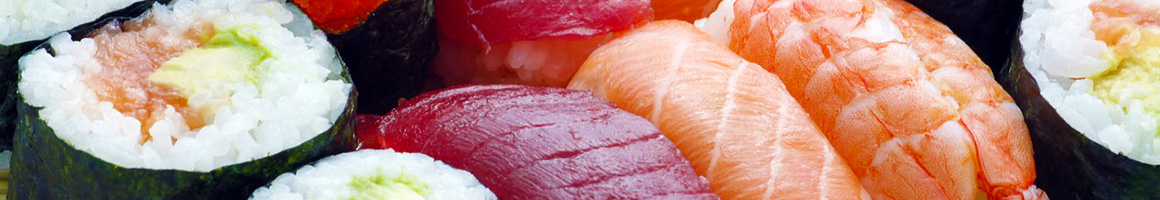 Eating Asian Fusion Sushi at Ponzu Izakaya Waltham restaurant in Waltham, MA.